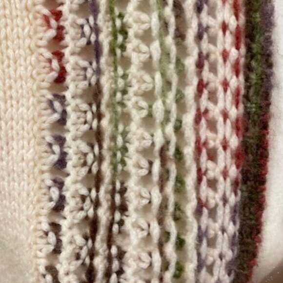 ANTHROPOLOGIE "Angel of the North" Rainbow Hooded Cardigan - Picture 5 of 15